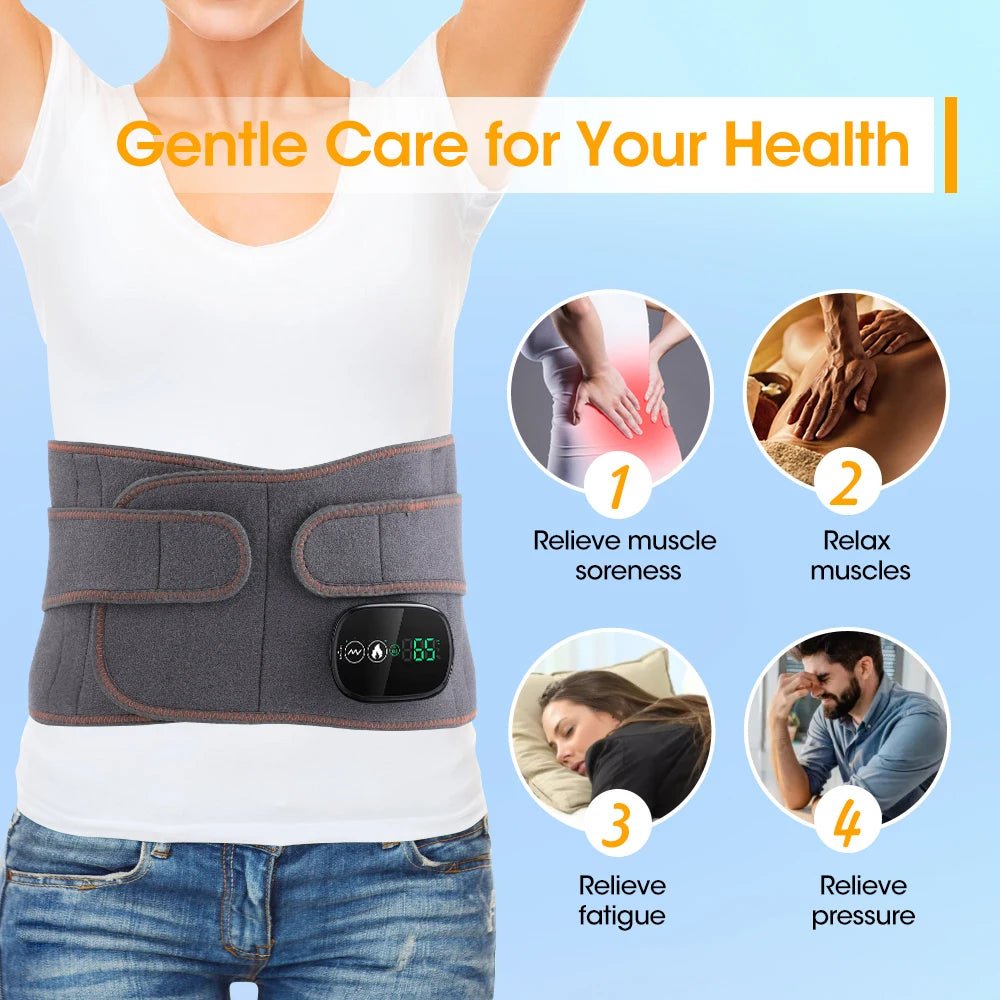 Electric Heating Waist Massager Belt