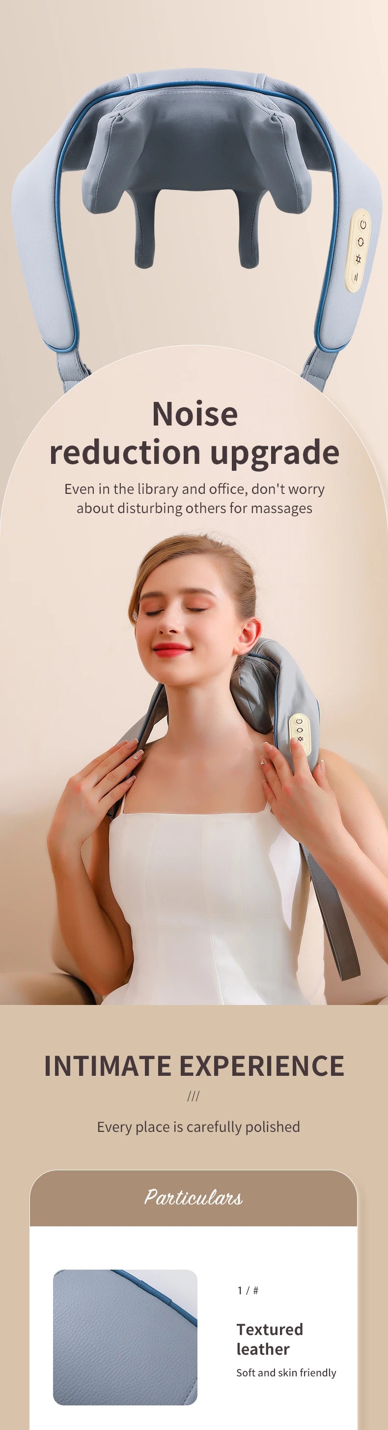 Wireless Neck And Shoulder Kneading Massager